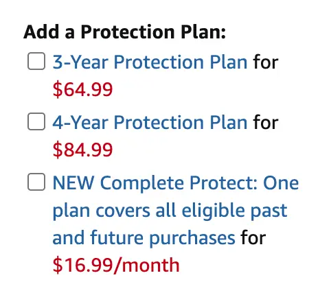 Protection Plan overview