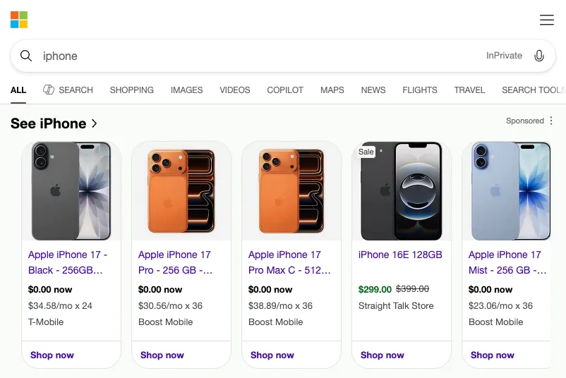Results for: iphone