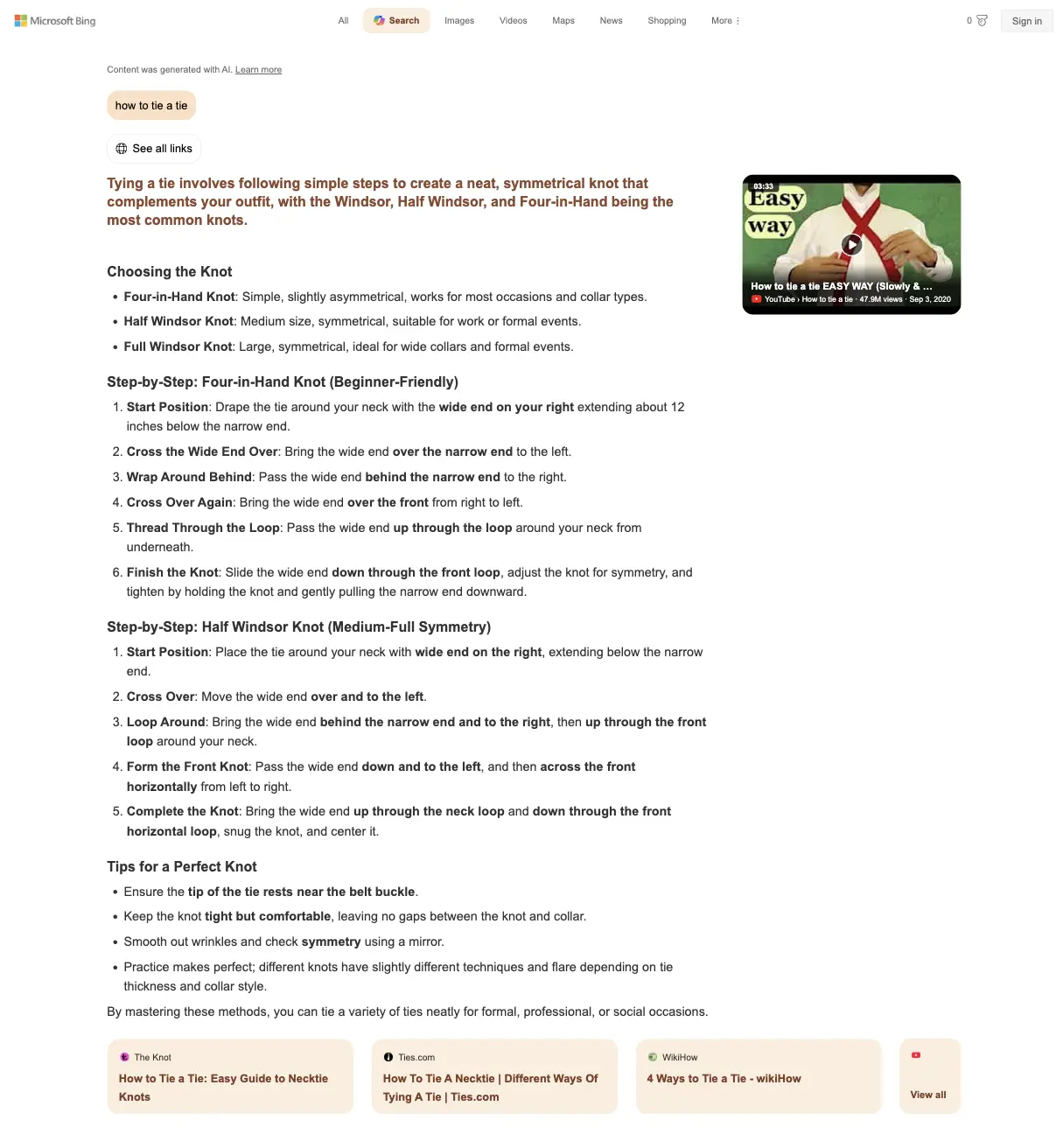 Example for header_video