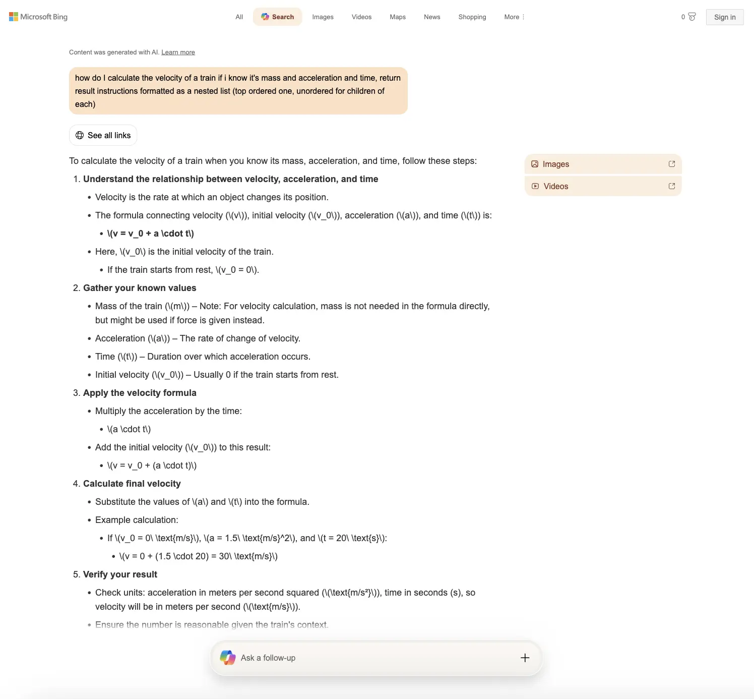 Example for nested lists in text_blocks