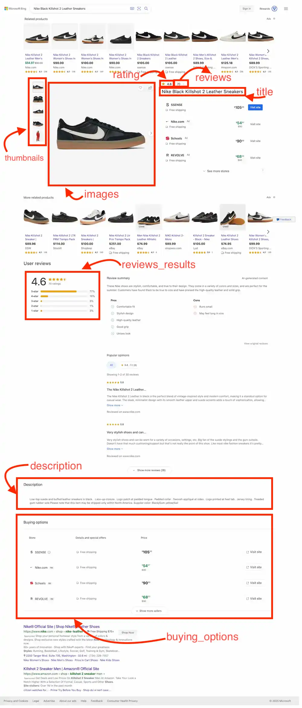 Example with product_token
