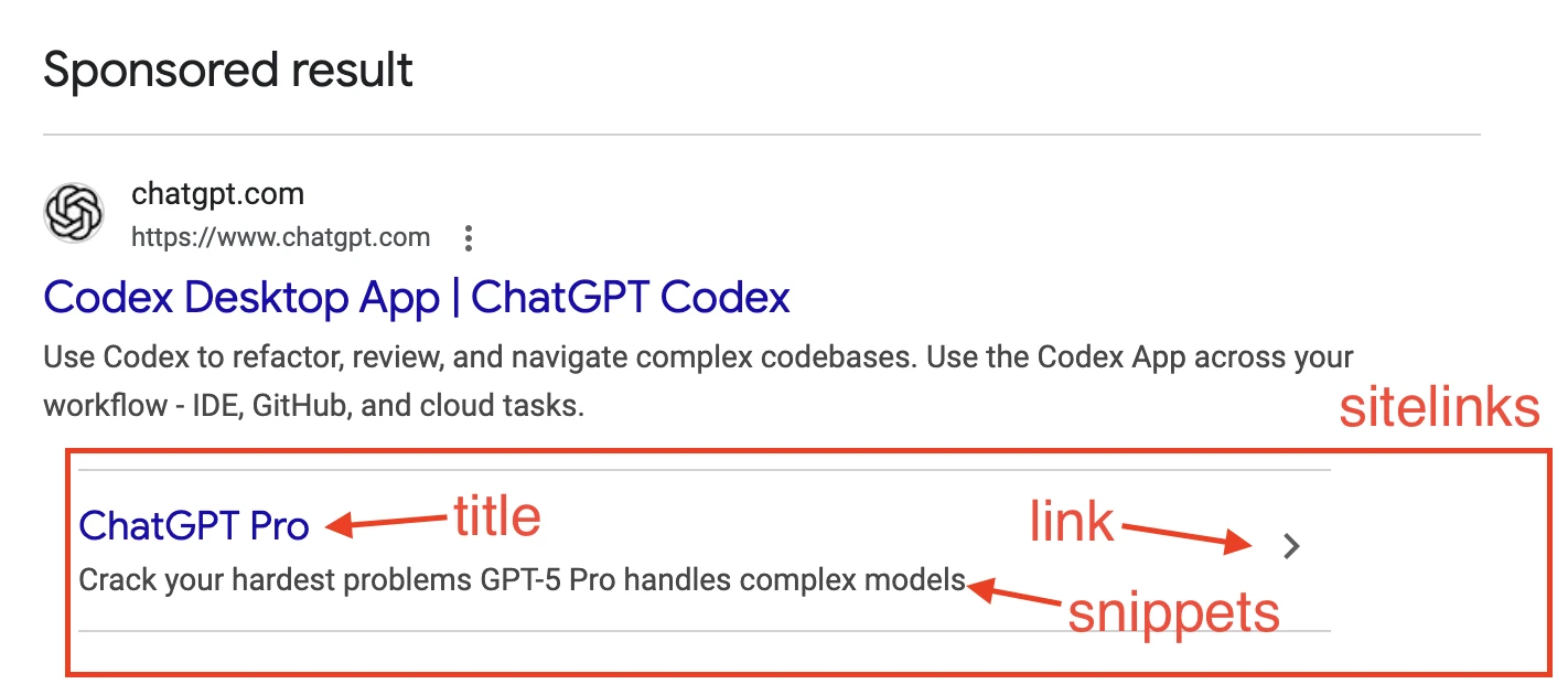 Results for: popular ai with expanded sitelinks