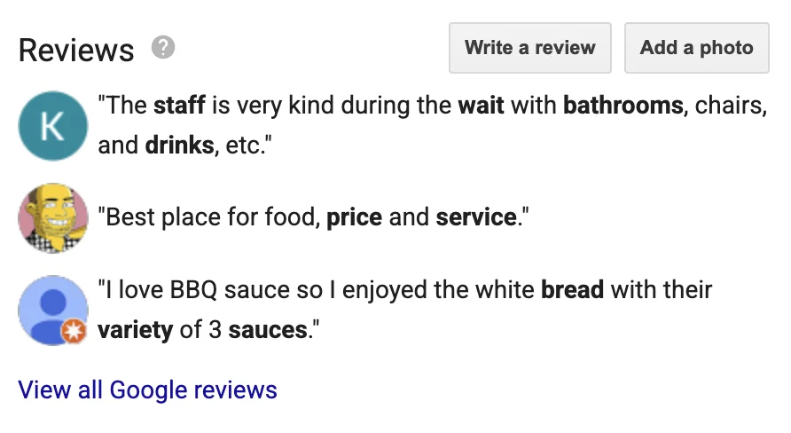 Results for: User Reviews