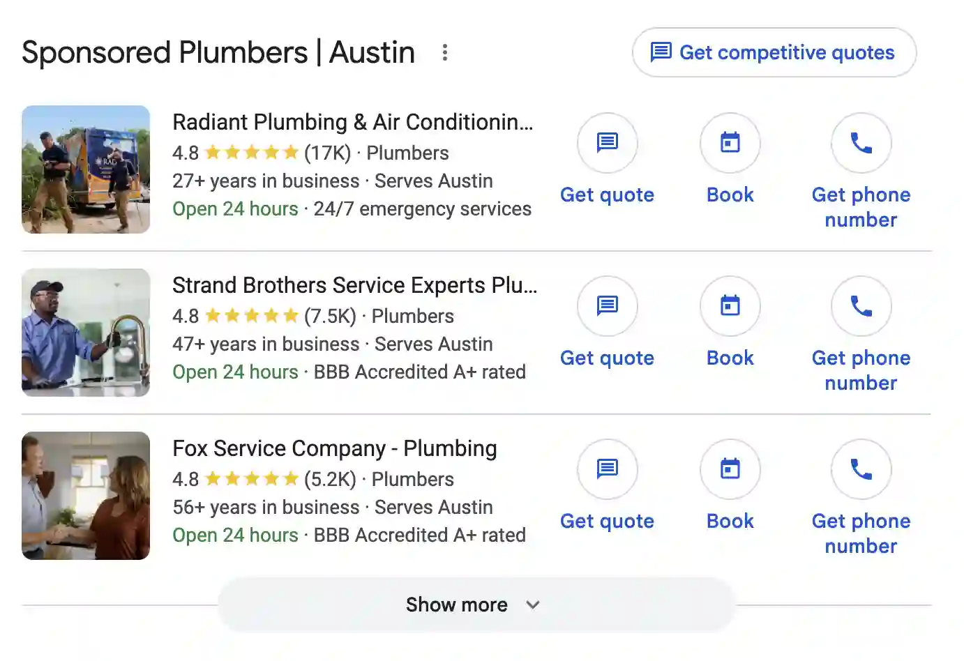 Results for: plumber near