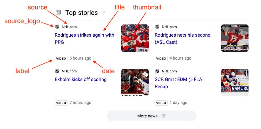 Results for: nhl video