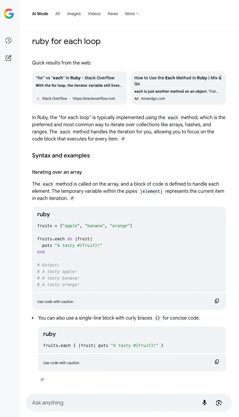 Example with code_block