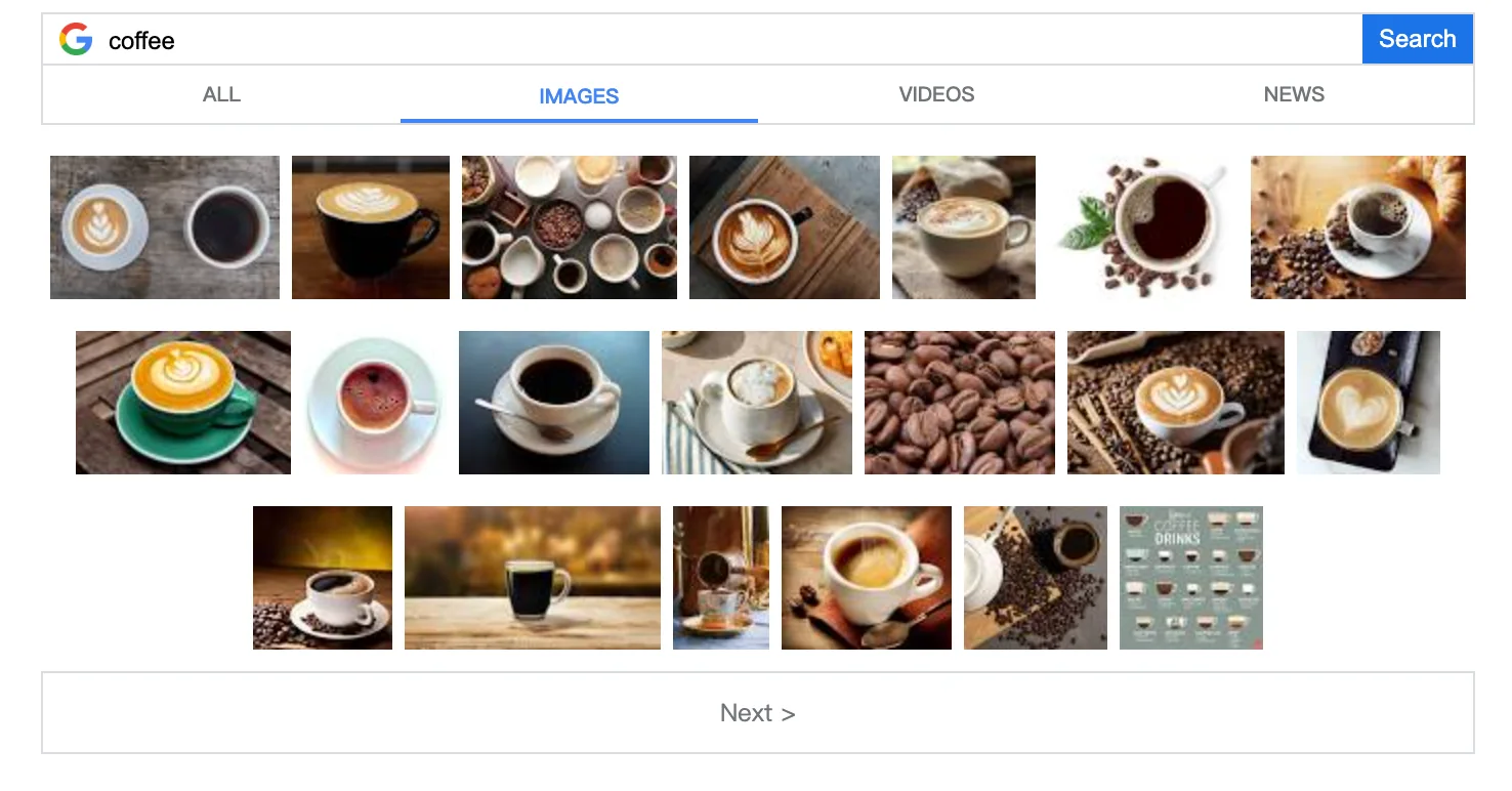 Results for: Coffee (Mobile)
