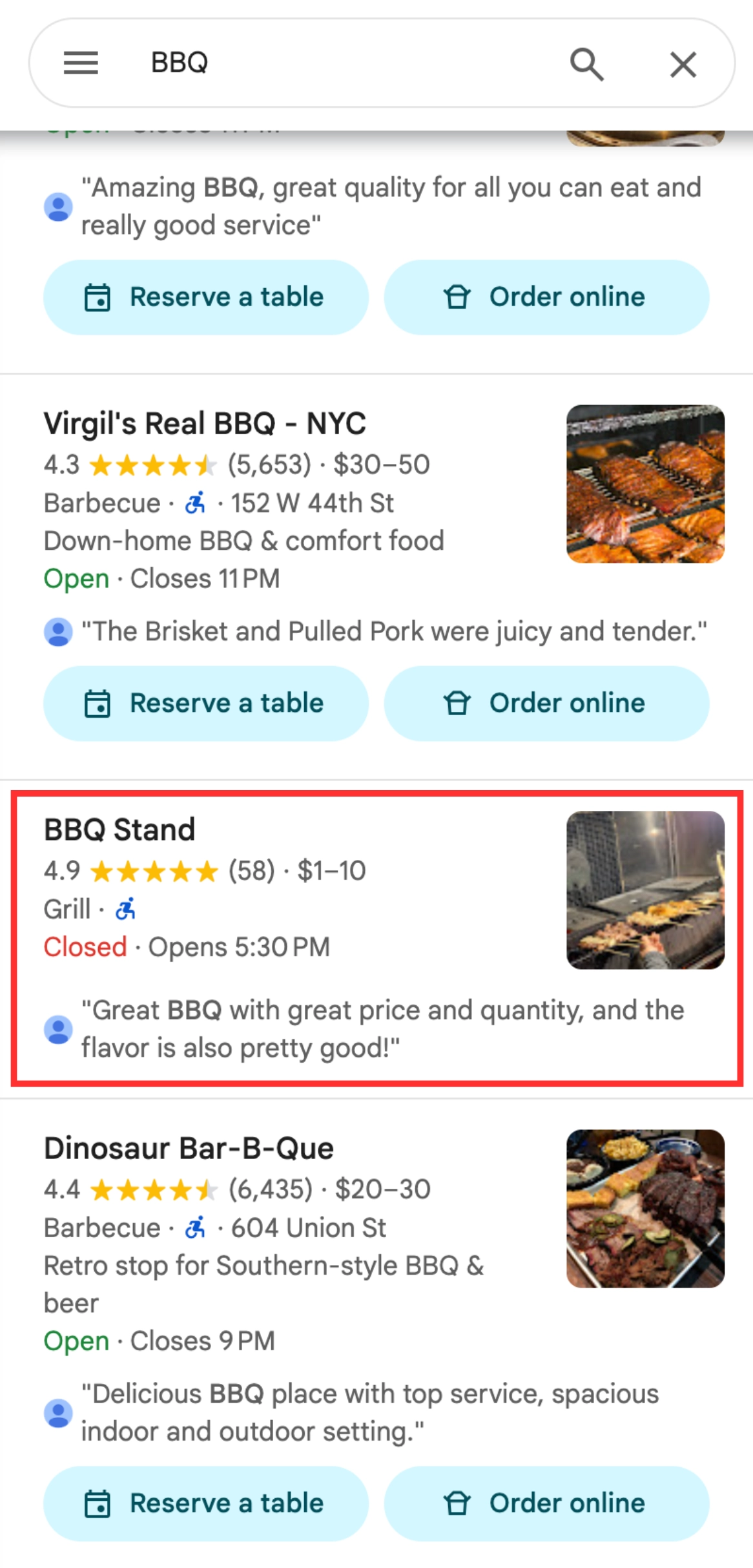 Example of unclaimed_listing