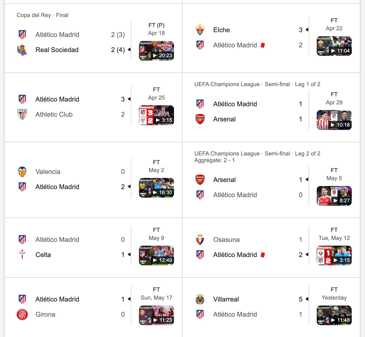 Example of the football team games